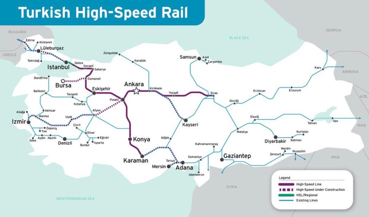 High Speed Rail Map 2